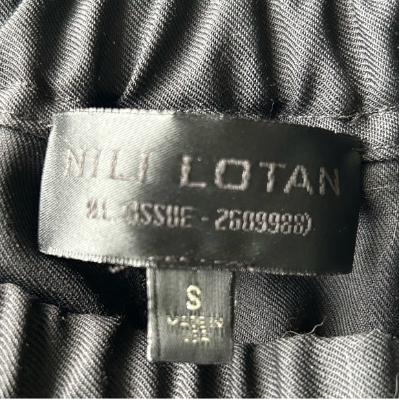Nili Lotan Safi Pants Pull On Drawstring Wool Blend Excellent $450. Size S - Picture 4 of 8